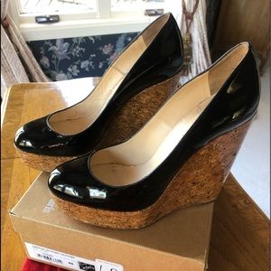 🛑SOLD🛑Christian Louboutin Patent Wedge Shoes